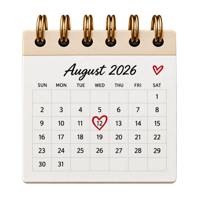 Personalized wall calendar