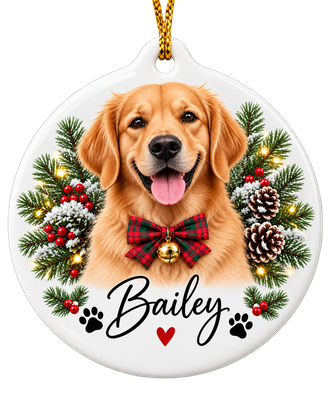 Personalized photo ornament